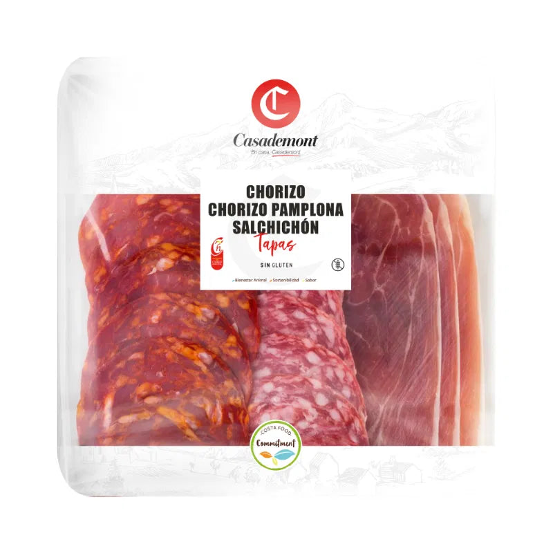 Casademont - Sliced Tapas, Serrano, Chorizo, Salami