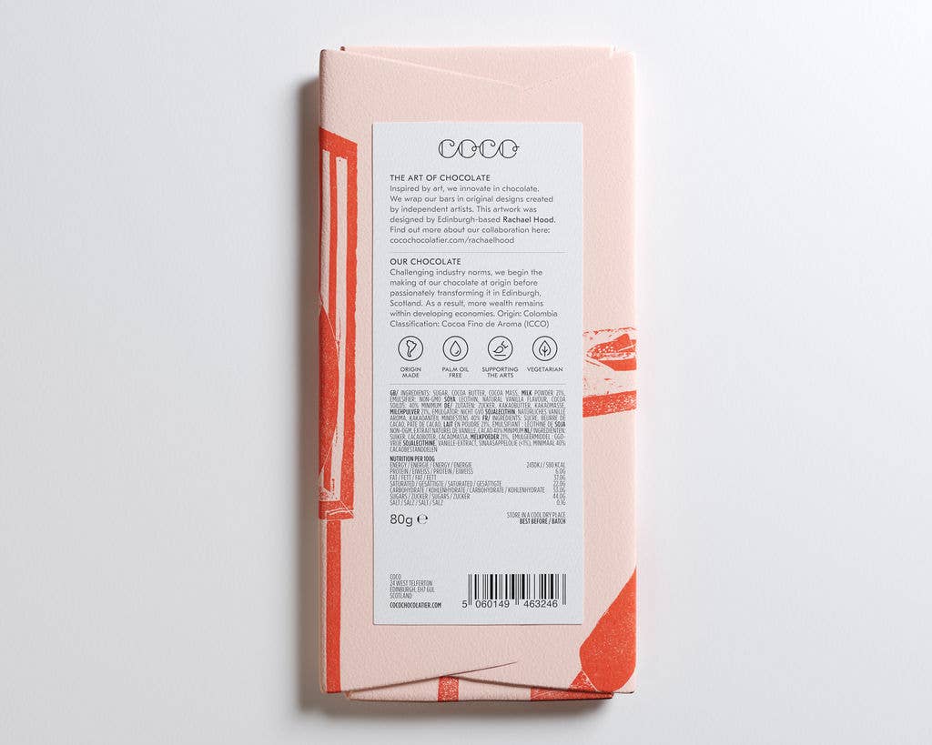 Colombian Milk 40% Chocolate Bar