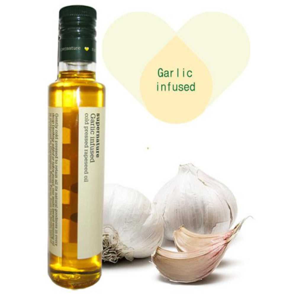 Infused Garlic Oil Supernature 250ml Rowies infused-garlic-oil-supernature-250ml-rowies
