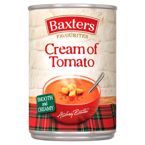 Baxters Favourites Cream of Tomato Soup 400g tin