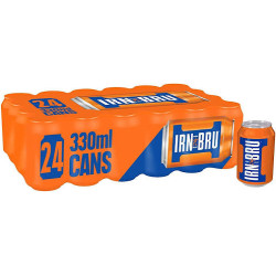 Barrs Irn Bru 330ml Cans (Pack of 24)