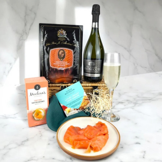 Prosecco, Crab & Smoked Salmon Hamper Prosecco, Crab & Smoked Salmon Hamper