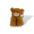 Scottish Highland Cow Brown Soft Toy, Gift Wrapped