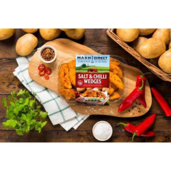 Salt & Chilli Wedges MASH DIRECT 350g