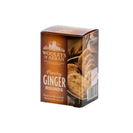 Arran Punchy Gingery Rounds 170g Arran Punchy Gingery Rounds 170g