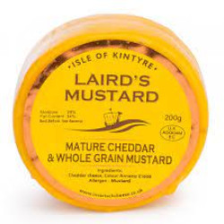 Laird's Mustard Mature Cheddar 200g