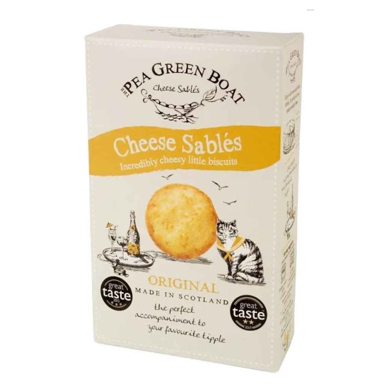 Cheese Sablés pea Green Boat (80g) Cheese Sablés pea Green Boat (80g)