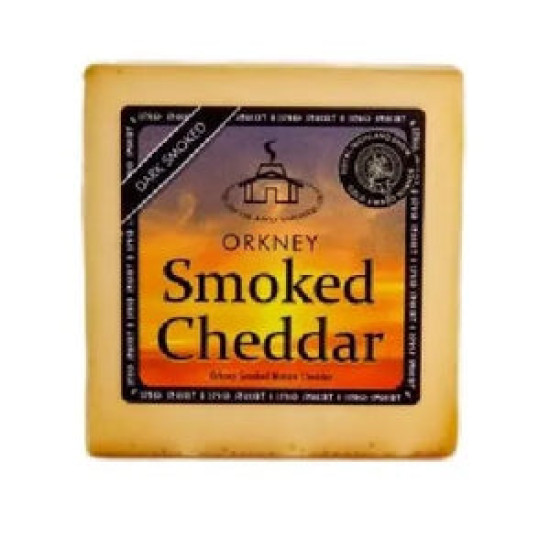 Dark Smoked Mature Cheddar Orkney 150g Dark Smoked Mature Cheddar Orkney 150g