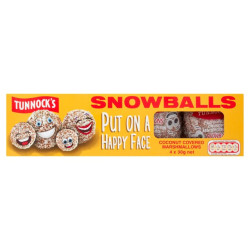 Tunnocks Snowballs x4 120g