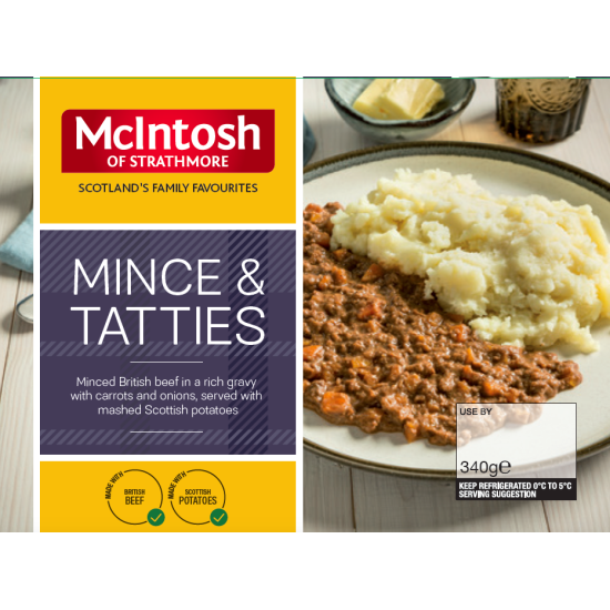 Mince & Tatties 340g Mcintosh Mince & Tatties 340g Mcintosh