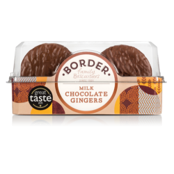 Border Biscuits Milk Chocolate Gingers