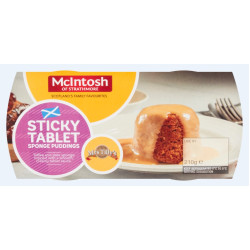 Mcintosh Sticky Tablet Sponge Puddings 210g